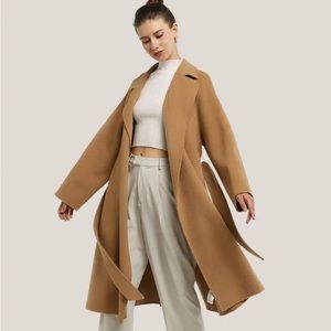 Gentle Herd 100% wool wrap coat